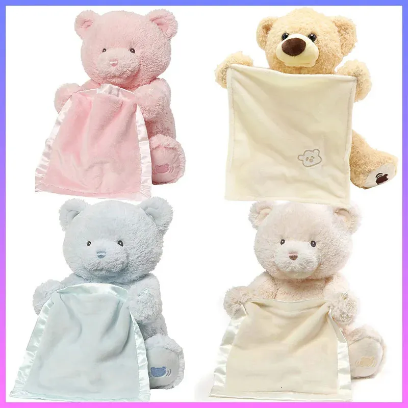 30CM Electric Rc Mini Miposaur Teddy Bear Hide And Seek, Animated  Electronic Music Stuffed Animal For Kids Plush Talking Plaything Shy Gift  231124 From Daye08, $13.25